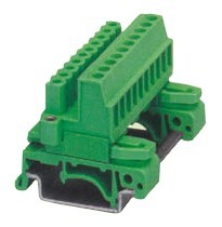 Din Rail Pluggable Terminal Block with Pin Spacing 5.08mm  header arrage:24-12 AWG