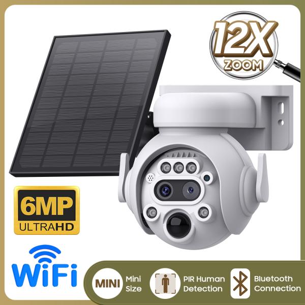 GSM 4G SIM Card IP66 Solar Powered Battery Security IR PIR Solar Power IP Camera