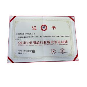 Jiangsu Kailong New Material Co., Ltd. Certificações