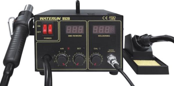 PCB Hot Air Soldering Accessories , 80W SMD Rework Soldering Station WSD-81