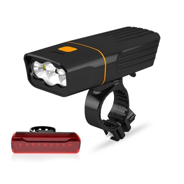 Rechargeable front led USB Bike Light,  with Power Bank Function