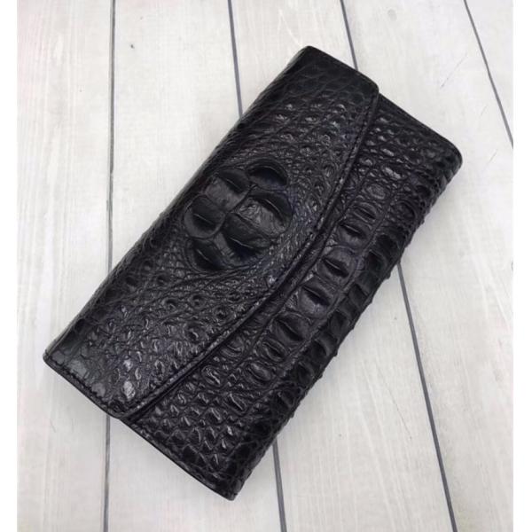 Authentic True Crocodile Skin Women's Long Chic Wallet Female Card Holders Exotic Real Alligator Leather Lady Clutch