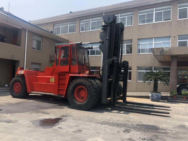                  Used Forklidt Kalmar 45 Ton Lifter, Manual Work Truck Kalmar Dcd450 Heavy Truck Forklift with Diesel Engine for Sale             