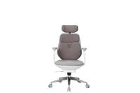 Cadeira PC ergonômica com ajuste de mola adaptável Airbag duplo cinza
