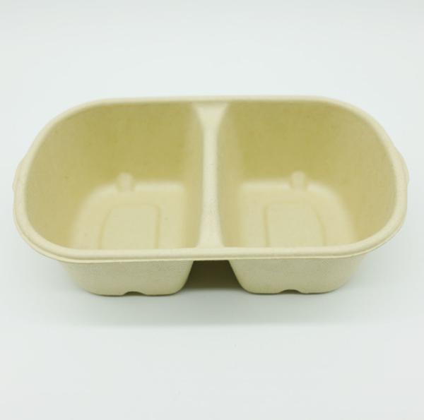 Stable Paper Pulp Products Disposable Pulp Bowl Saving Transportation Space