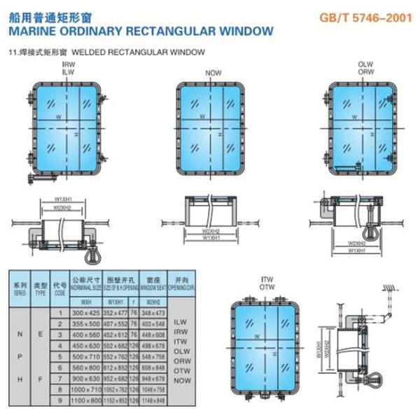 Toughened Glass 600x300mm Soundproof Sliding Window Marine Boat Accessory