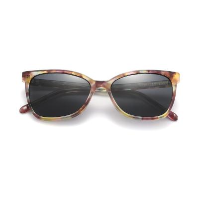 Óculos de sol Hypoallergenic do círculo do acetato coloridos para conduzir mulheres