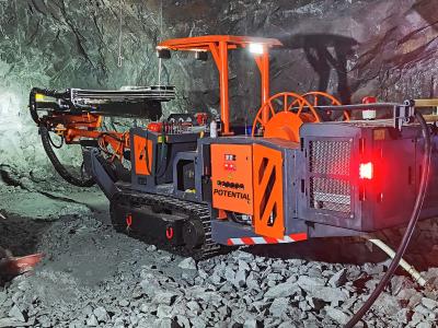 Vitesse de forage de 0,8 à 2 m/min Jumbo Rock Drill Compact pour les sites miniers KD10A-1BCD ((L)