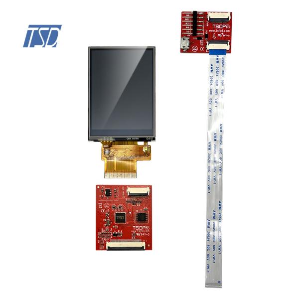 Protocolo 2,4 de UART módulo HMI da exposição de 240x320 Tft Lcd com tela Resistive