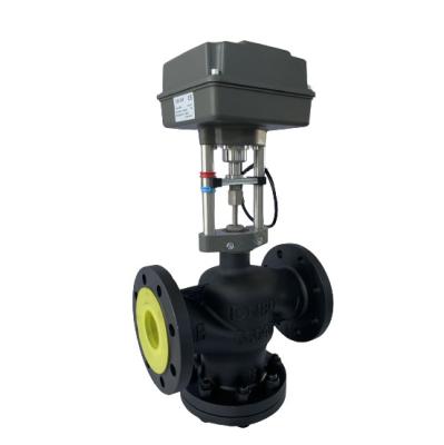 Valve de régulation de température électrique AC24V pour contrôle automatique d'échangeur de chaleur à plaque