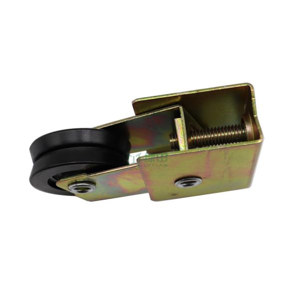 Black Plastic Casing Sliding Bearing Wheel Roller