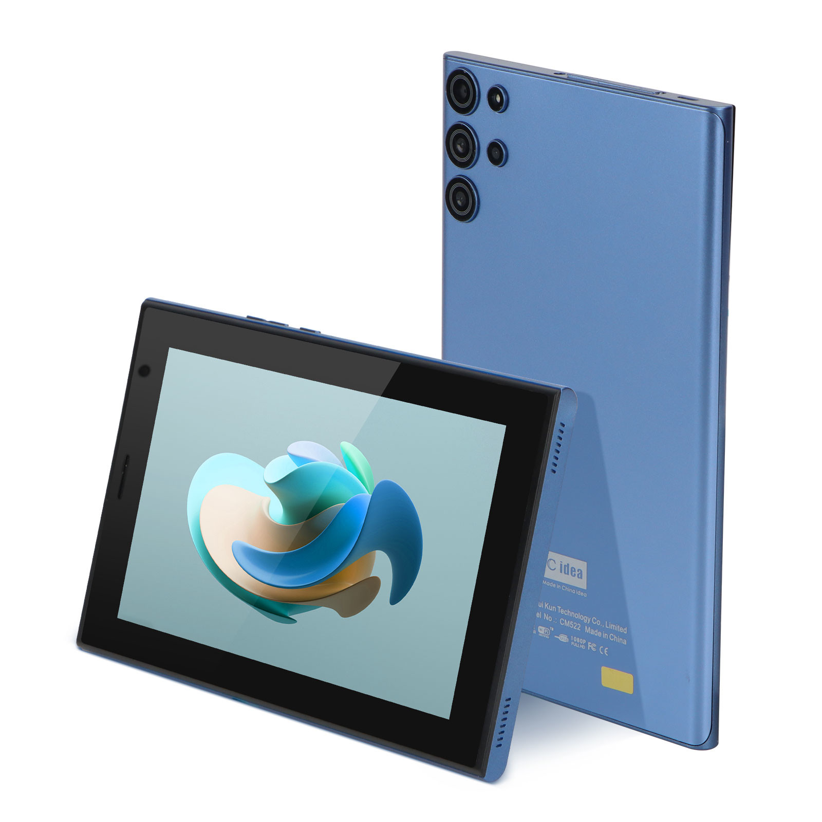 C idea Smart Tablet PC 7 с корпусом 6GB+128GB расширяемый 512GB хранилище двойная камера 5MP+8MP CM522 (синий)
