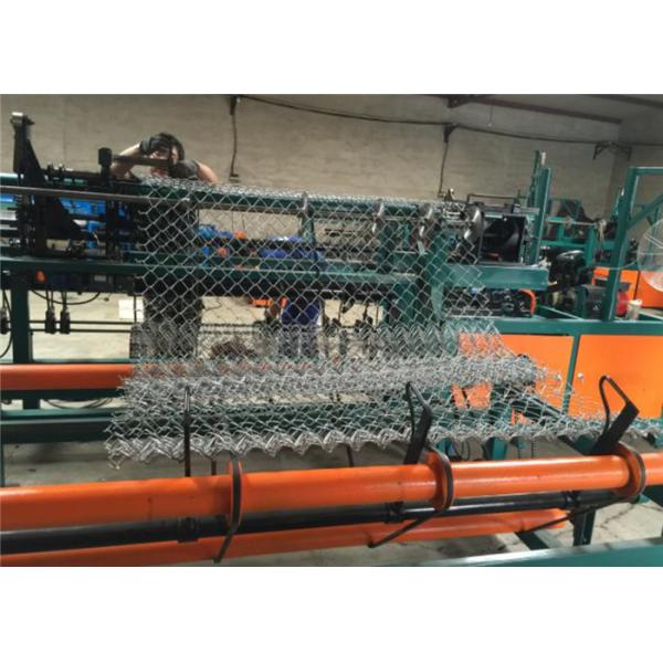 3-6M Width Chain Link 150*150mm Wire Mesh Machine