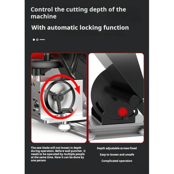 Customized 110V Track Type Concrete Wall Cutting Tools Saw Blade Diameter 600mm