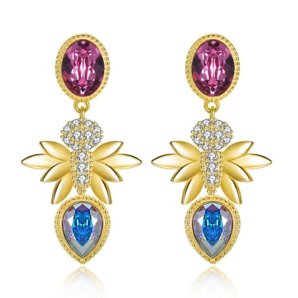 Brincos de Diamond Gift Sterling Silver Jewelry
