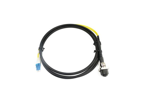 SM / MM Fiber MPO MTP Patch Cord High Flexibility With DLC Connector