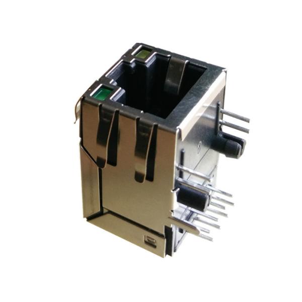 MJ-11U2GYA5-G110 RJ45 модульный Jack 10Pin защищаемый с ПК таблетки СИД изрезанный