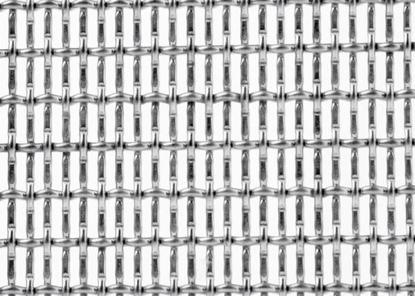 Interstitial Lock Crimp Wire Mesh Metal Woven 304l Stainless Steel For Room Divider