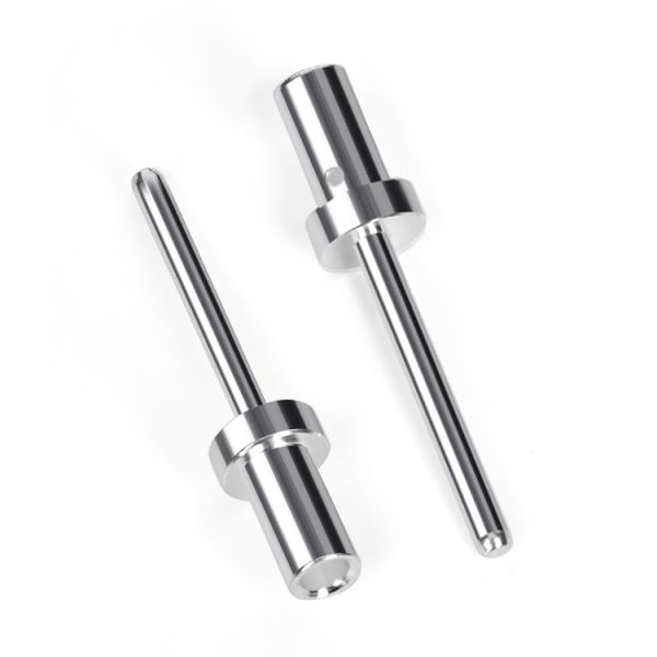 Brass Silver-Plated Contact Pin, High Precision Electrical Insert Terminal for Connector, Custom Length, Low Resistance