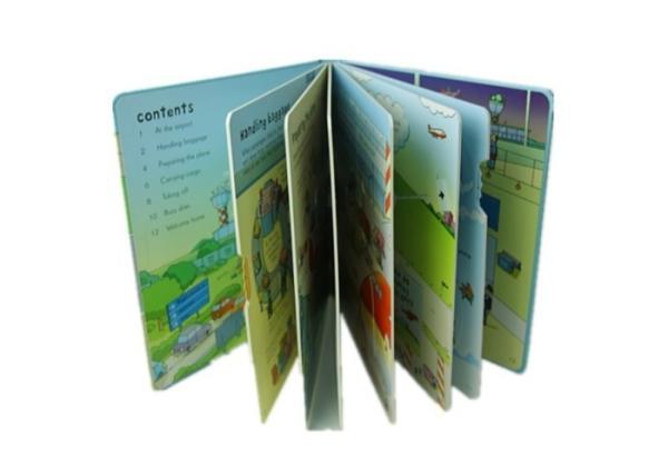Custom Size Hardcover Board Books With Pop Up Handmade Children Books Paper Gift Box