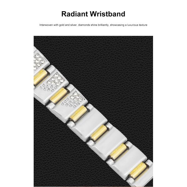 Luxury Women's Quartz Watch with Rose Gold Bracelet - 3ATM Water Resistance | Wholesale Manufacturer in Shenzhen, China