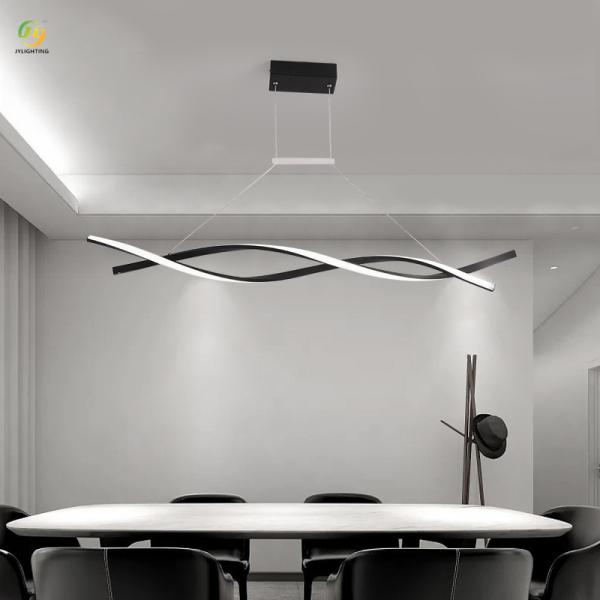 JYLIGHTING Restaurant Chandelier Simple Modern Minimalist Dining Room Table Lamp Creative Design Long bar Modern Pendant Light