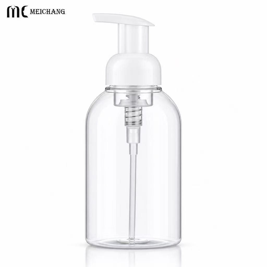 600ml PET Foaming Pump Bottle for Foaming Hand Soap Packaging(MC-1803)