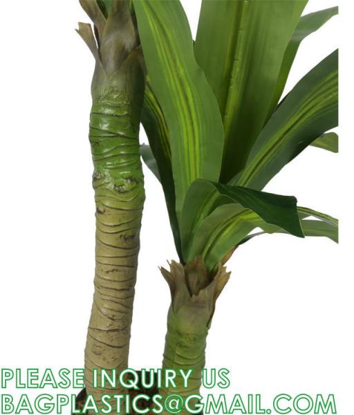 Dracaena Silk Plant Artificial 5ft Faux House Plants Evergreen Dracaena Marginata Fake Yucca Palm Trees in Pot