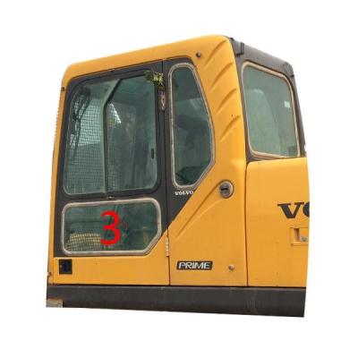 Vidro moderado 5mm de vidro de Cabin da máquina escavadora do para-brisa de EC240B VOLVO