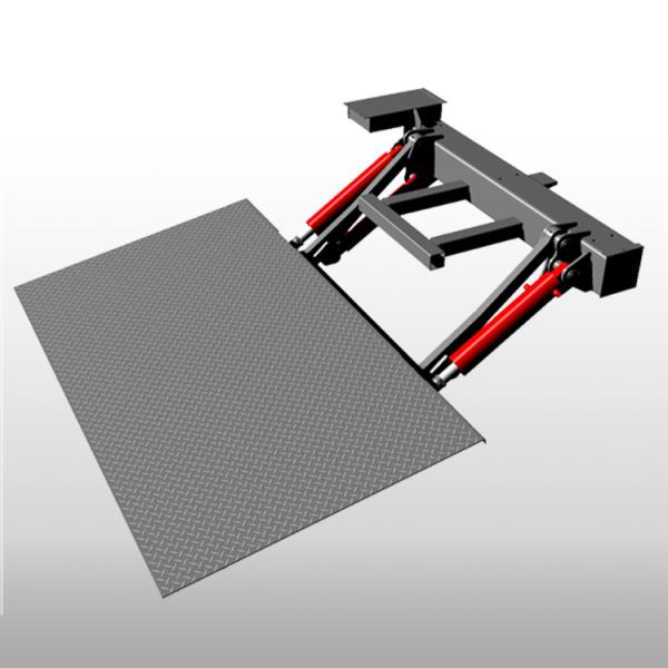 2 Ton Tail Lift Truck With Bigger Adjustment Angle No Corrosion Aluminum Material