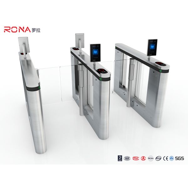 304 Stainless Steel Speed Gate Turnstile Access Control Multi Color Plating