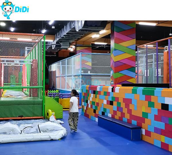 Crianças Interativo Indoor Comercial Atlético Playground Plástico Parque de Slides Duplo