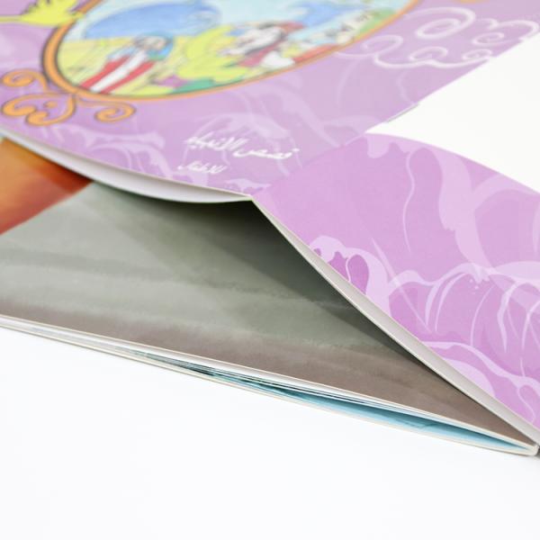 Customized Hardcover Print Book Fold Film Lamination Surface Finish