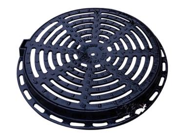 24 Ductile Round Cast Iron Drain Covers Sand Casting Apply To EN124 DIA