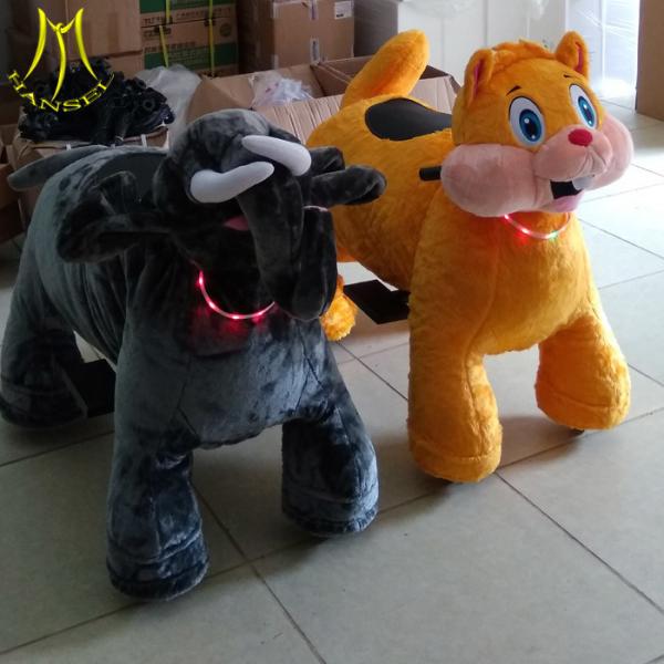Hansel  kids indoor ride happy electric car  stuffed animals battery ride on car