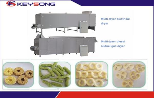 Stainless Steel Rice Wheat Snacks Making Machine Puffed Corn Twin Screw Extruder