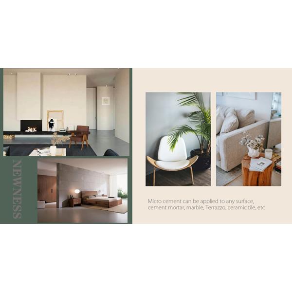 Микроцемент из полиуретановой смолы для проектирования зданий