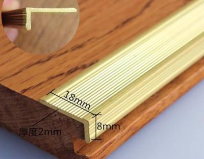 Decorative Edge CW603N Brass L Profile 2.5mm Golden Color
