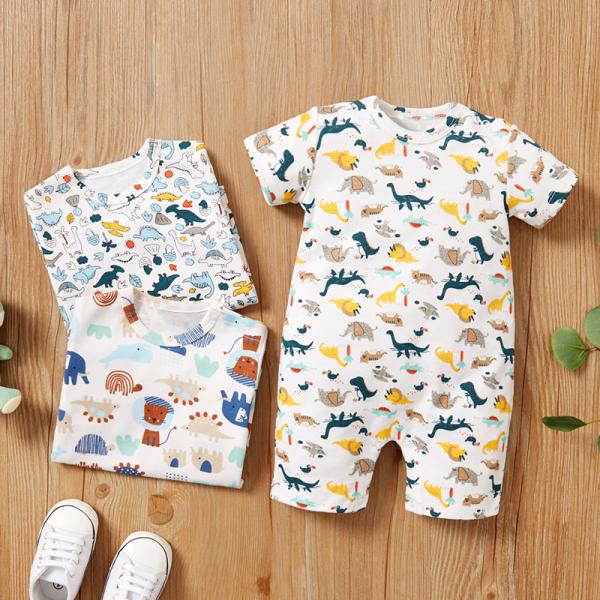 Low Price Custom And Stock 100% Cotton Baby romper Baby bodysuit for Summer