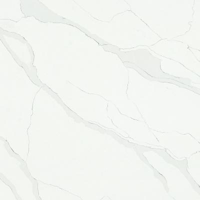 O mármore Textures a bancada de pedra projetada da pedra de quartzo de Calacatta o quartzo branco