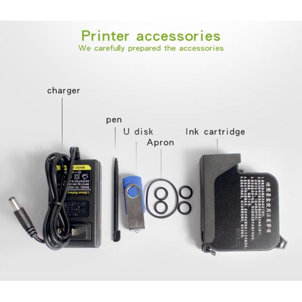 25.4mm Handheld Inkjet Printer for Portable Batch Coding and Expiry Date Printing