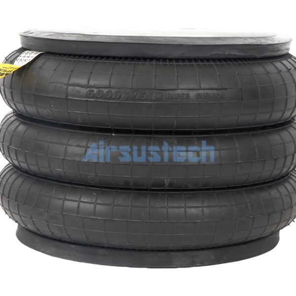W013588006 Firestone Triple Convoluted Pneumatic Air Spring with 1/4NPTF Port Size