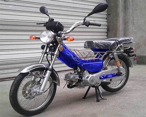 50CC CDI Kick Start Gas Powered Motorcycle Front Disc / Rear Drum Brake Air Cooled