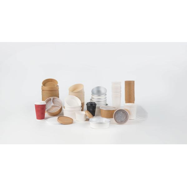 Примите прочь пульпе 32 Oz бамбуковой Biodegradable чашки супа с крышками