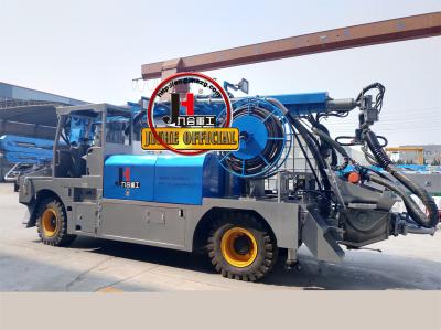 JIUHE Preço de fábrica HK30 N30 Novo camião de bomba de betão molhado para pulverização de betão