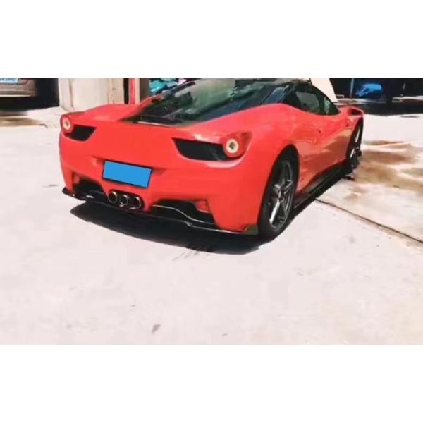 Para Ferrari 458 Kit de cuerpo de fibra de carbono 458 Kit de cuerpo de difusor de labios delanteros de fibra de carbono