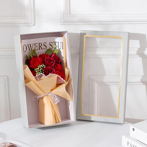 Soap, rose soap, flower bouquets, Christmas and Valentine's Day gifts, creative small presents, cross-border wholesale supply