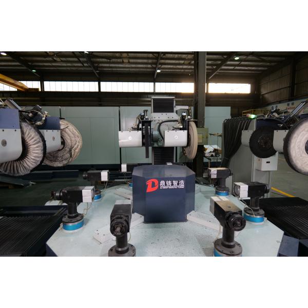 High-Precision Automated Robotic Polisher with Adjustable Rotary Wheels for Diverse Workpiece Specifications