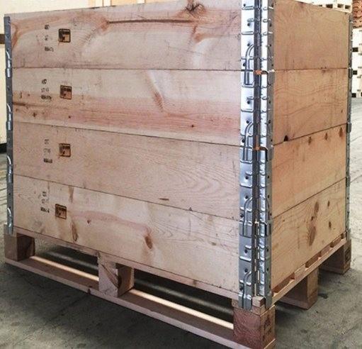 Recyclable Wooden Crate Box Foldable Coaming Box Durable Surrounding Hoarding Box