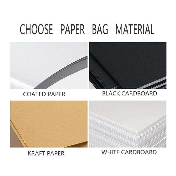 Flexiloop ручка настраиваемый логотип принято Kraft бумажные пакеты для бутика подарков